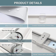 Load image into Gallery viewer, Cordless Roller Blackout Shades 26"W x 72"H - UV Protection &amp; Thermal Insulation