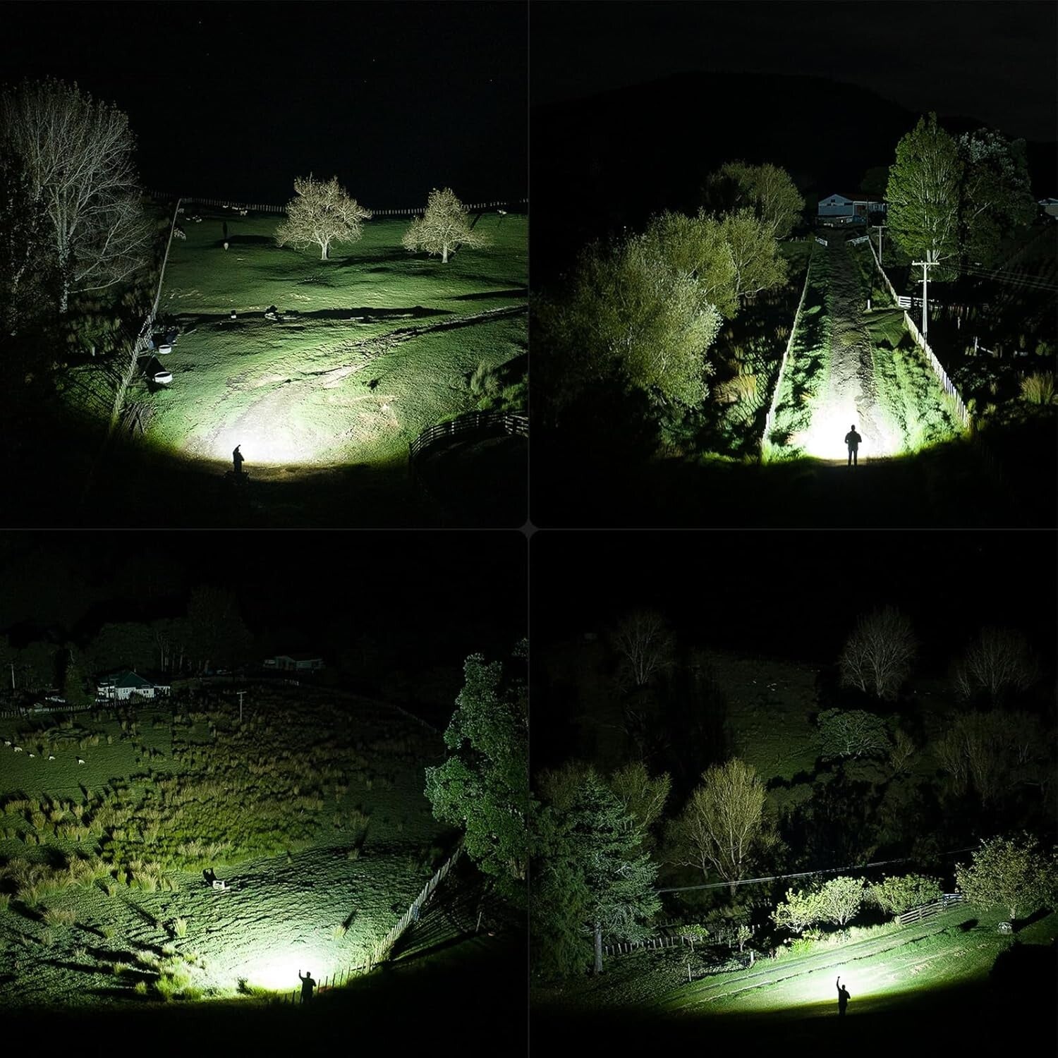 X1 Tactical Flashlight 12000 Lumens - Rechargeable & Waterproof for Emergencies