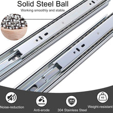 Load image into Gallery viewer, Heavy-Duty 16 Inch Ball Bearing Drawer Slides - Full Extension &amp; Soft Close