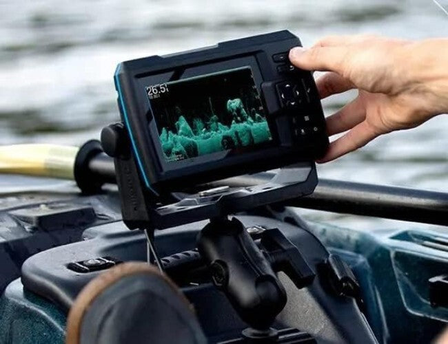 Corrosion-Resistant Aluminum Fish Finder Mount - Heavy Duty and Adjustable Arm