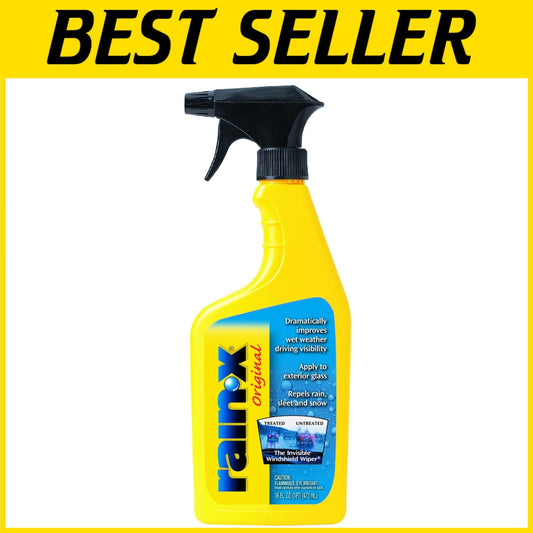 Fast-Acting Rain X Glass Treatment - 16 Oz for Ultimate Visibility & Safety