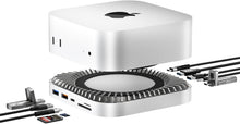 Load image into Gallery viewer, All-in-One Aluminum Docking Station for Mac Mini with 4K HDMI and USB Ports