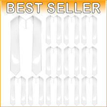 Load image into Gallery viewer, 70-Inch Graduation Stoles in Bulk - 12 Classic White Satin Sashes for Graduates