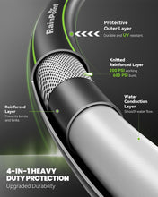 Load image into Gallery viewer, Lightweight 50ft Water Hose with Rotating Handle - Ideal for Yard &amp; Car Wash