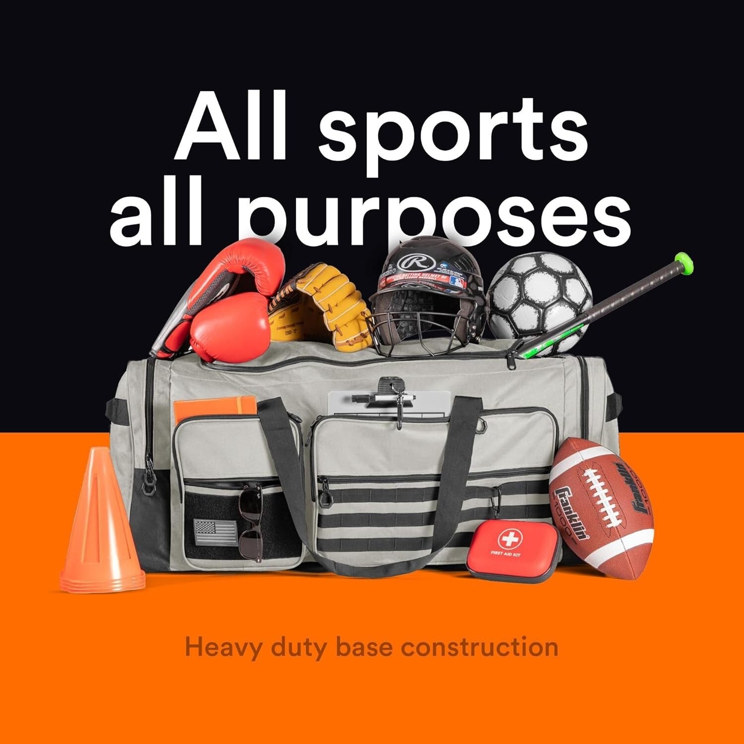 Extra Large 130L Duffle Bag for Team Coaches - Heavy-Duty & Scratch-Resistant