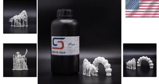 Fast Mecha ABS-Like 3D Printer Resin - Scratch Resistant & High Precision 1kg