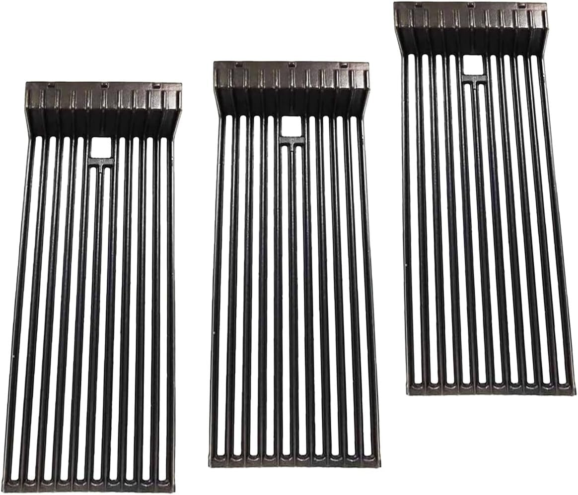 BroilMaster-Compatible Cast Iron Grates - 3-Pack with Heavy-Duty Performance
