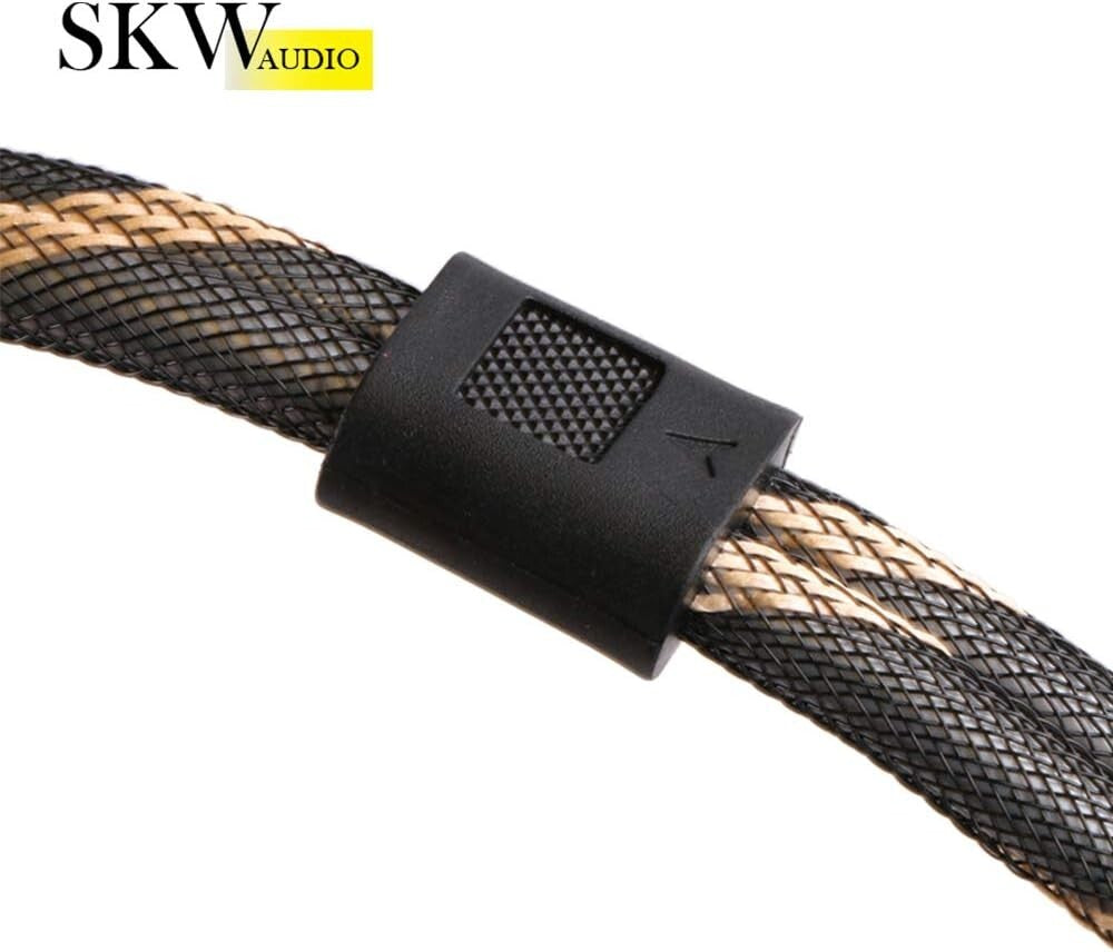 16.4ft/5M RCA Interconnect Cable with 24K Gold-Plated Connectors for Audiophiles