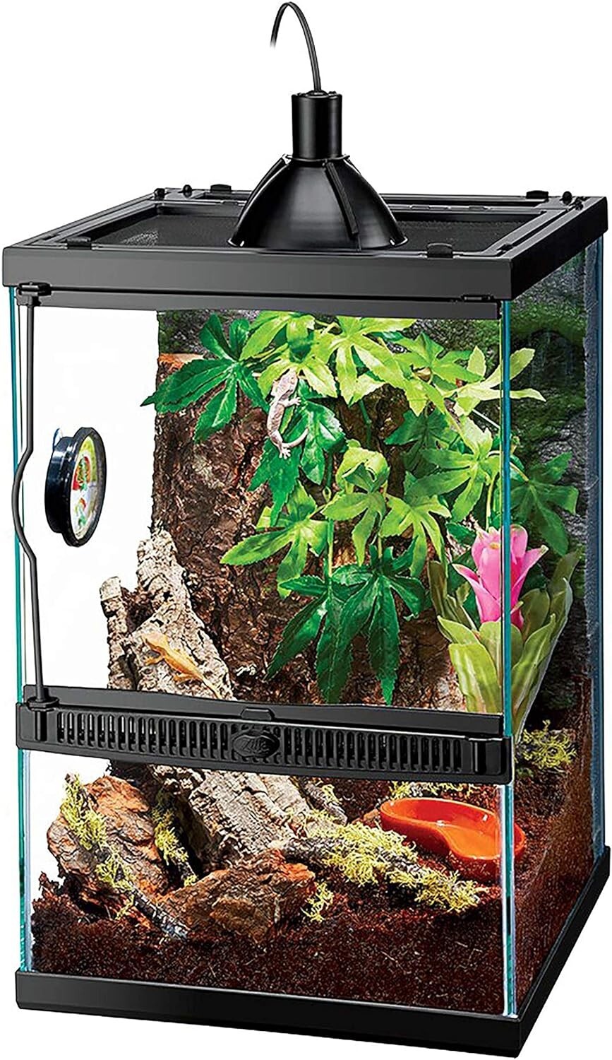 11 Gallon Glass Vertical Habitat Kit for Arboreal Reptiles & Amphibians