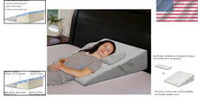 Load image into Gallery viewer, Extra-Large Cooling Wedge Pillow with Bamboo Cover, Ideal for Rest and Recovery