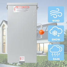 Load image into Gallery viewer, NEMA 3R Certified Manual Transfer Switch - 240/120 Volt Power Solution for Homes