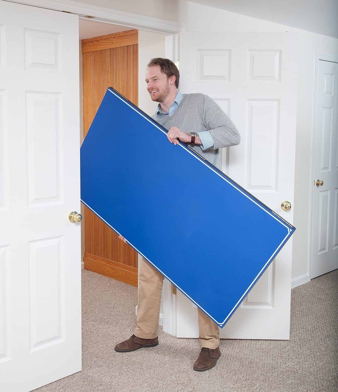 Regulation Ping Pong Conversion Top with Foam Padding - Fits Billiard Tables