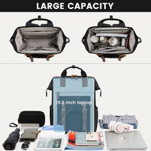 Load image into Gallery viewer, Stylish Wide Open Women’s Backpack – Perfect Work &amp; Travel Bag for Professionals