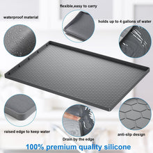 Load image into Gallery viewer, Stain-Resistant Under Sink Mat - 37" x 22" Flexible Silicone for Clean Cabinets