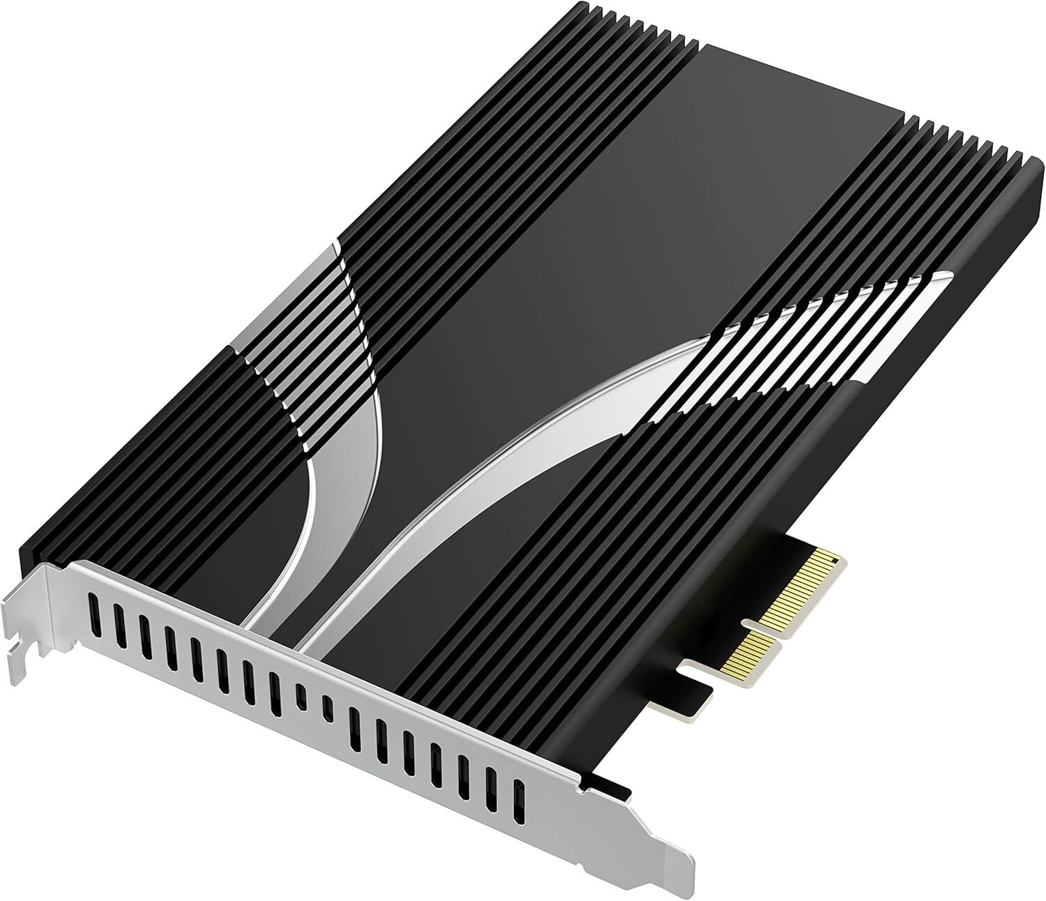 High-Performance 4-Drive NVMe SSD Adapter Card with Thermal Management
