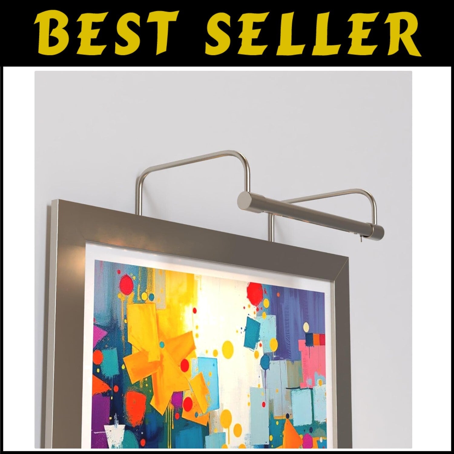 12-Inch Slimline Picture Light with Toggle Switch - Warm White LED Illumination