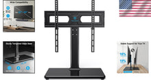 Load image into Gallery viewer, Quick Install Tabletop TV Stand for LCD/LED TVs up to 65 Inches - 88 lbs Support