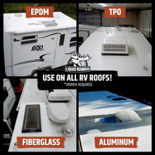 Load image into Gallery viewer, Flexible Waterproof RV Roof Sealant - 5 Gallon Brilliant White Coating for RVs