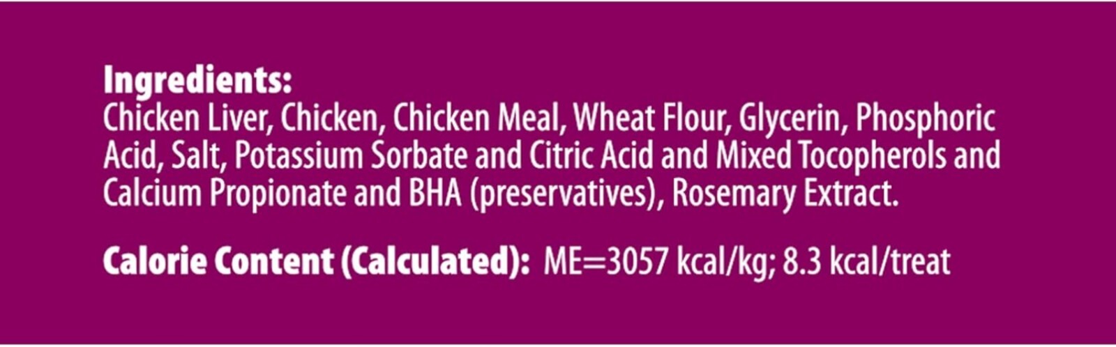 Semisoft Chicken Liver Dog Treats - Nutritional Training Rewards - 3 x 20oz