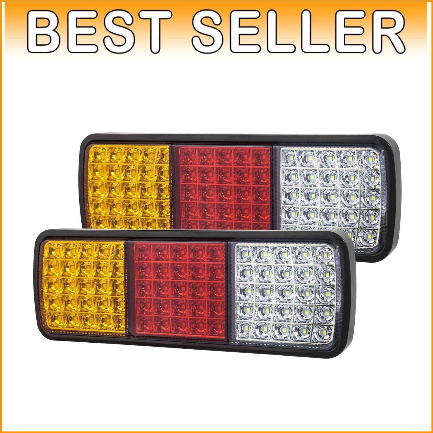 Durable 75 LED Tail Light Bar - Easy Installation, Waterproof for Trucks & Boats