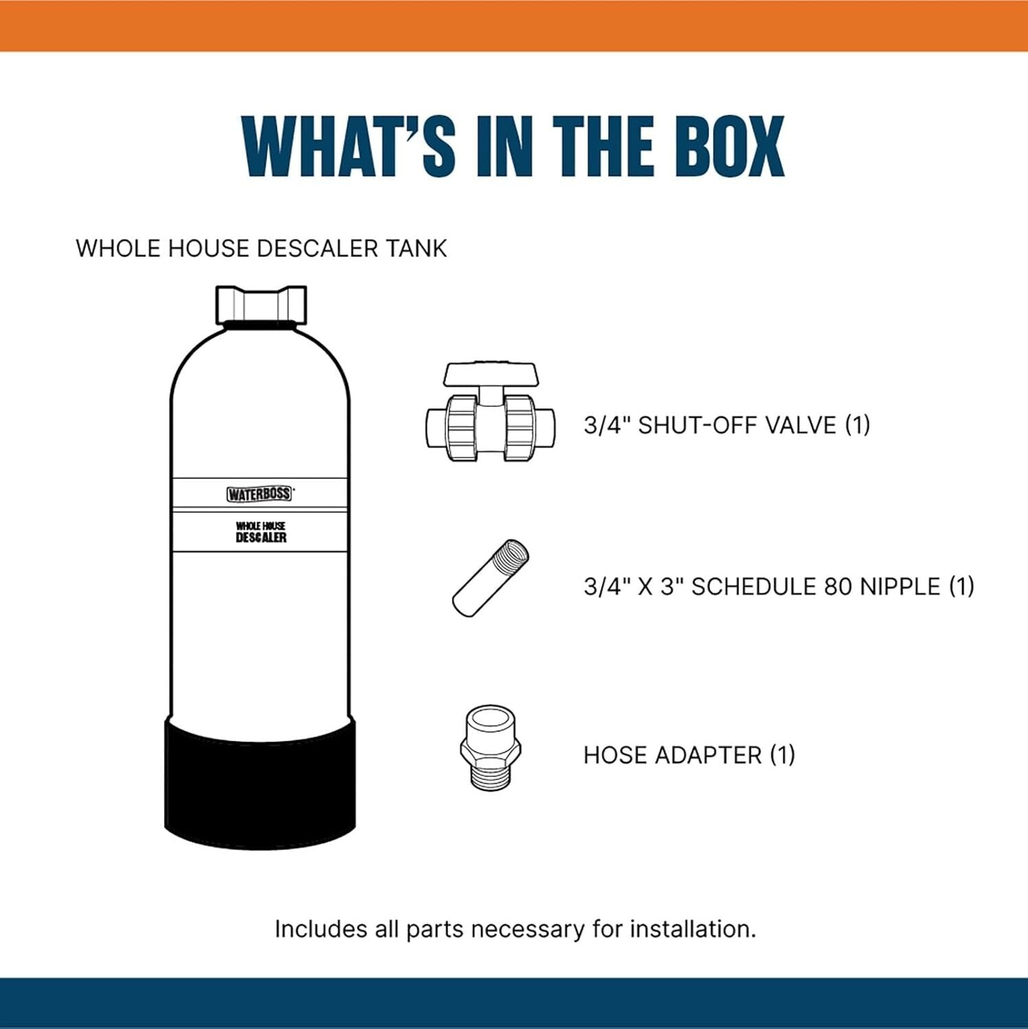 High-Performance Salt-Free Descaler for Households of 4+ - 7 GPM Flow Rate