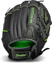 Load image into Gallery viewer, Versatile Lime Softball Glove - 12.5" Lightweight &amp; Adjustable for All Ages