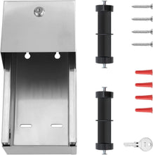 Load image into Gallery viewer, Versatile 304 Stainless Steel Toilet Paper Dispenser for High-Traffic Restrooms