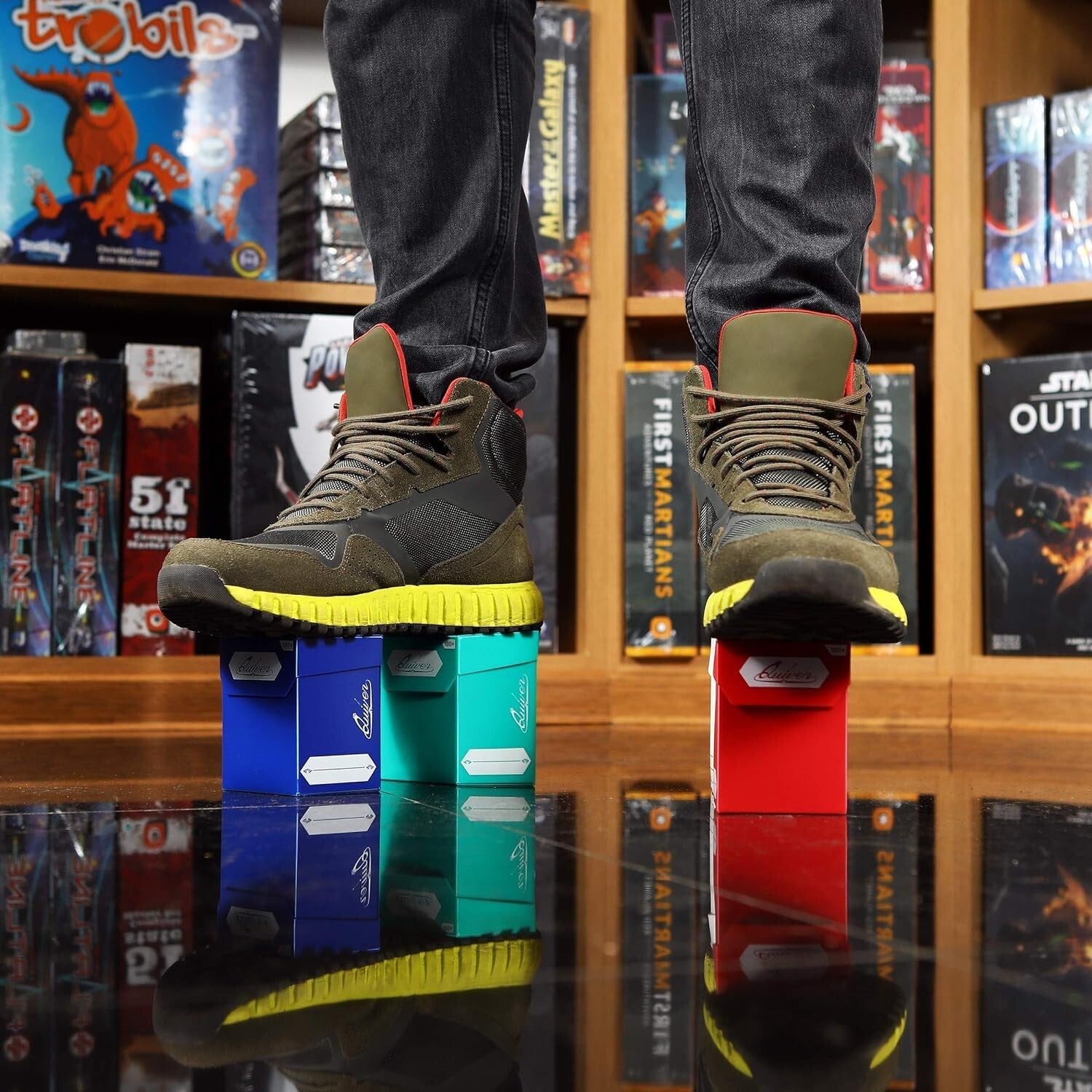 5-Piece Trading Card Holder Set: Deck Box, Sleeves & Dividers - Modern Design