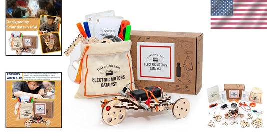 Discover Electrical Engineering: Educational STEM Kit for Kids 8-12, 50+ Parts