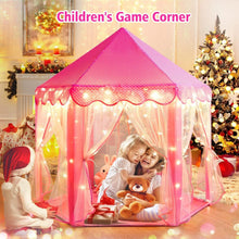 Load image into Gallery viewer, Princess Tent Playhouse for Kids – Enchanting Indoor/Outdoor Castle with Lights