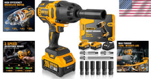 Load image into Gallery viewer, Efficient Cordless Impact Wrench 750 N.m Torque - Complete Tool Package
