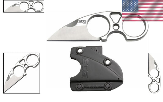 Stainless Steel Tactical Knife with Serrated Edge - Ideal for Camping & Hiking