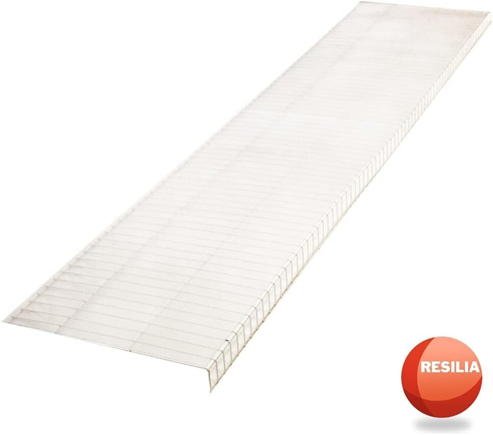 Clear Non-Adhesive Shelf Liner for Easy Organization – 16" Wide, 6' Long