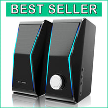 Load image into Gallery viewer, 4-Unit Bluetooth HiFi Speakers with Rich Bass Diaphragms &amp; Colorful RGB Lights