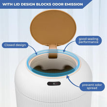 Load image into Gallery viewer, Hands-Free 10L Plastic Motion Sensor Trash Can – Ideal for Kitchen and Office