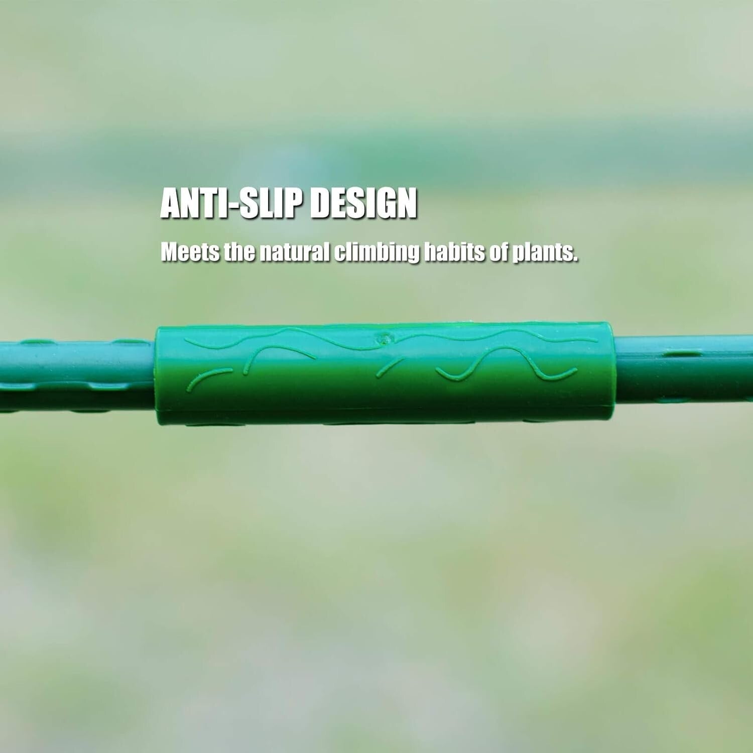 26 Durable Plastic-Coated Plant Support Stakes - Ideal Trellis for Vegetables