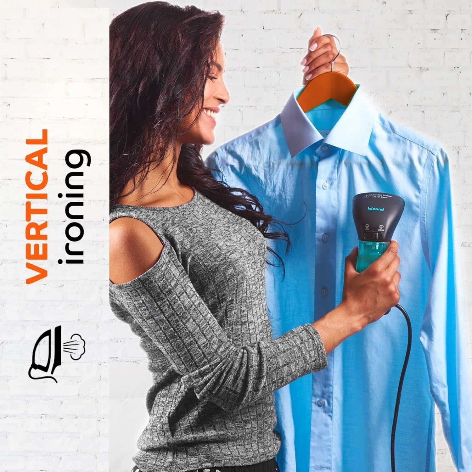 Portable Handheld Travel Steamer - No Spitting, Safe & Efficient Wrinkle Removal