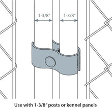Load image into Gallery viewer, 20 Modern Rock-Solid Dog Kennel Panel Clamps - Weather-Resistant Steel