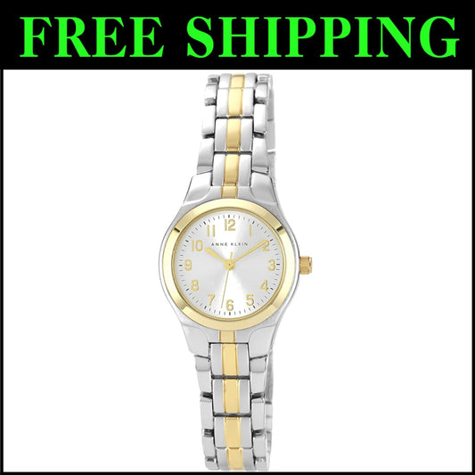 Chic Women's Gold & Silver Adjustable Bracelet Watch - Japanese Quartz Precision