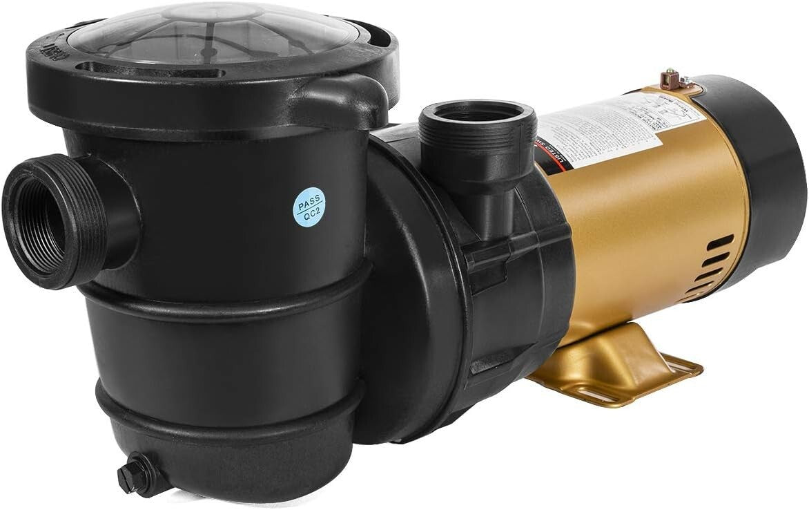 Energy-Efficient 1.5HP Pump with 40 Feet Lift for Above-Ground Swimming Pools