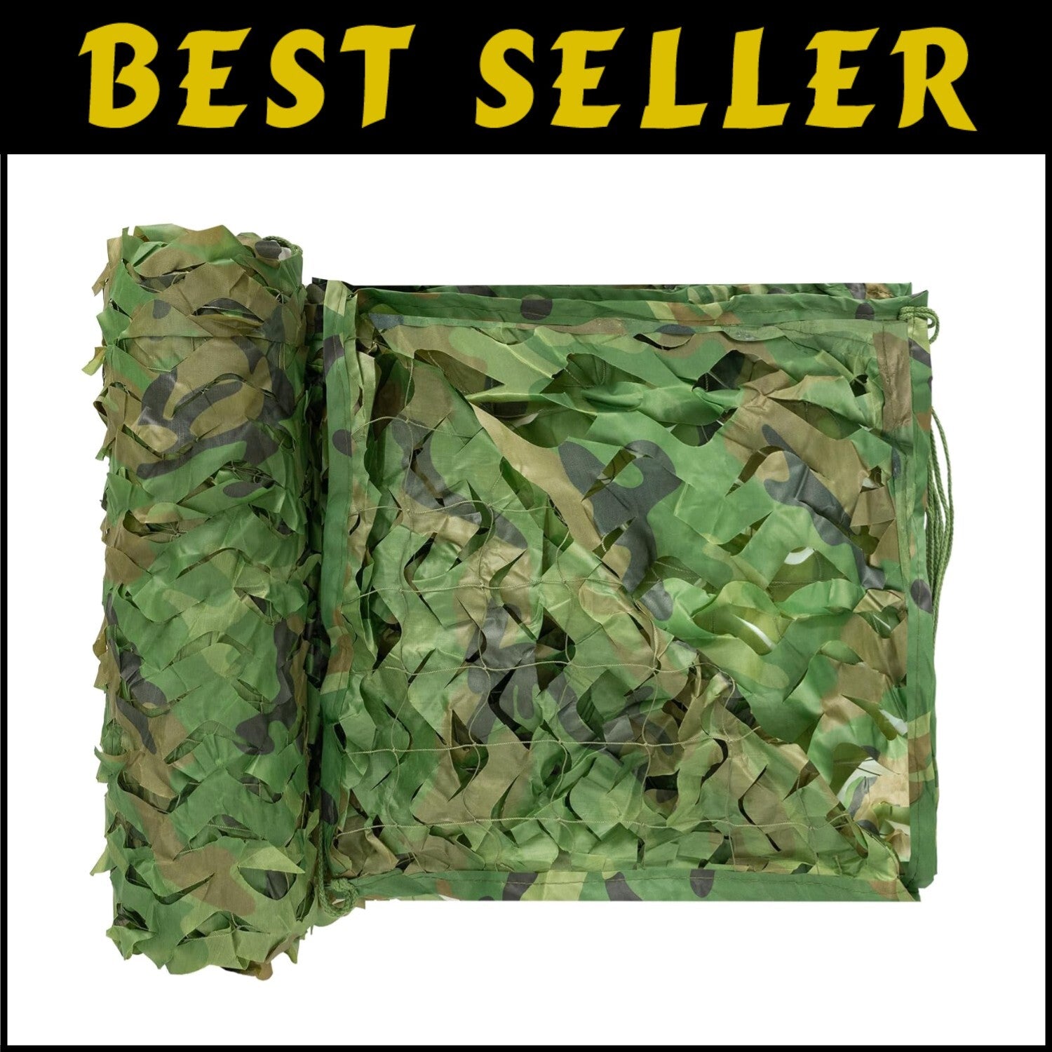 Custom Woodland Camo Netting 16.5x20ft - Lightweight for Hunting & Camping