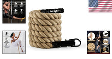 Load image into Gallery viewer, Durable 10FT Sisal Climbing Rope for Agility &amp; Strength Training Exercises