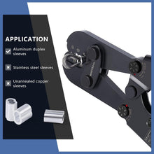 Load image into Gallery viewer, Versatile 1/8'' Wire Rope Crimping Tool Kit: Ideal for DIY &amp; Outdoor Projects