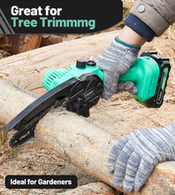 Load image into Gallery viewer, Compact 6-Inch Electric Chainsaw with Dual Batteries - Perfect for Home &amp; Garden