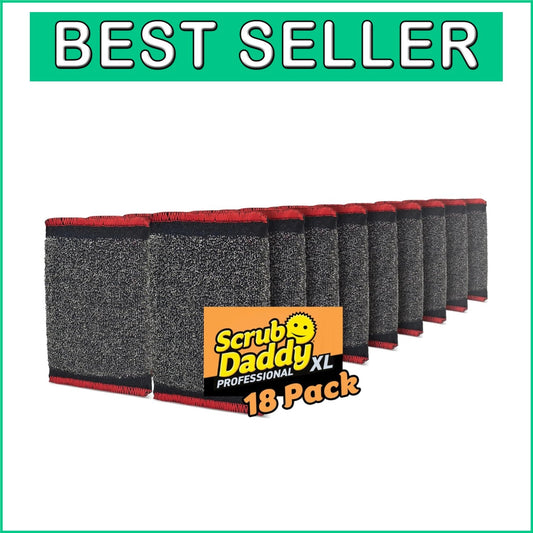 18-Pack Scour Daddy XL - Extra Large Steel Dish Scrubber for Tough Cleaning