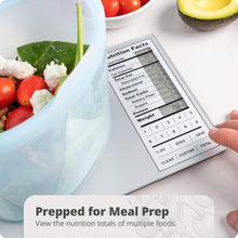 Load image into Gallery viewer, Precision Nutrition Scale for Accurate Meal Planning &amp; Macro Counting - Silver