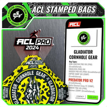 Load image into Gallery viewer, Durable Yellow Cornhole Bags | ACL Approved Set of 4 for All Weather Conditions
