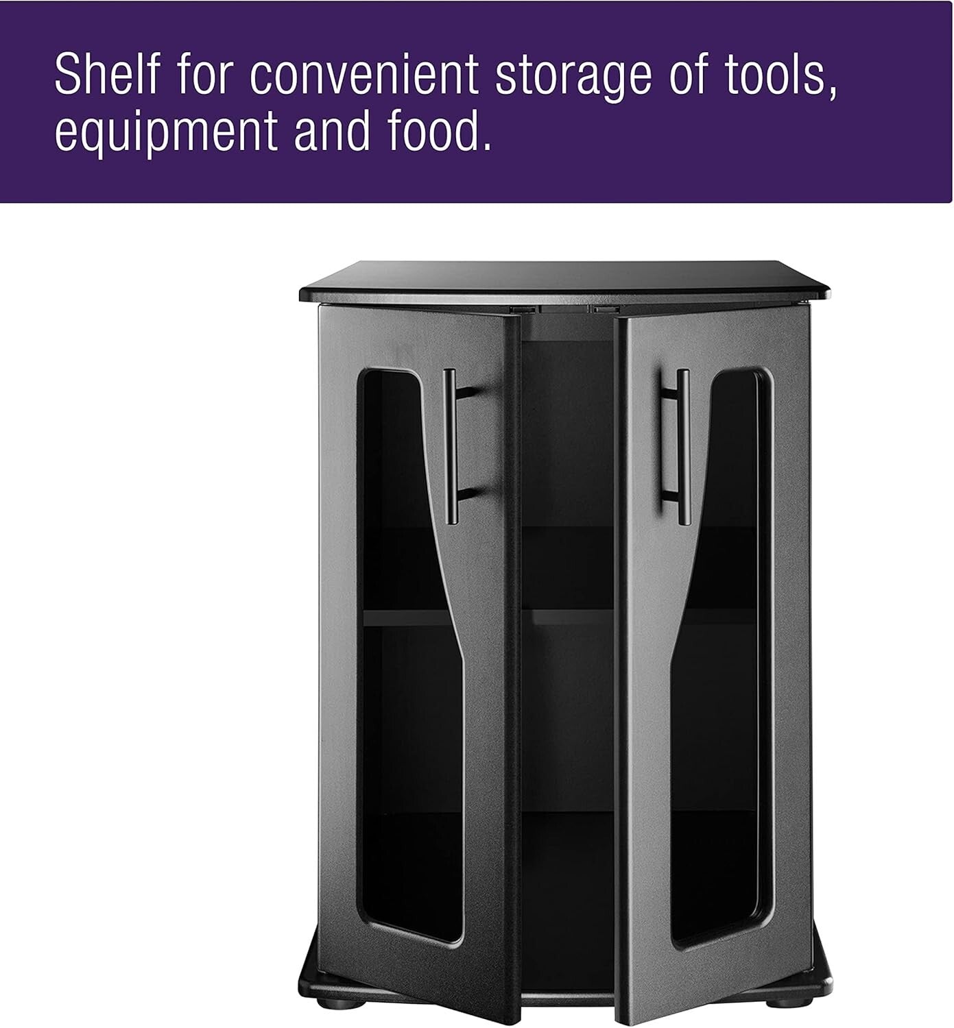 Durable 32 Gallon BioCube Aquarium Stand with Storage Shelf & Cord Management