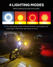 Load image into Gallery viewer, Super Bright 1157 LED Indicator Lights for Harley: Front &amp; Rear Smoke Lens Kit
