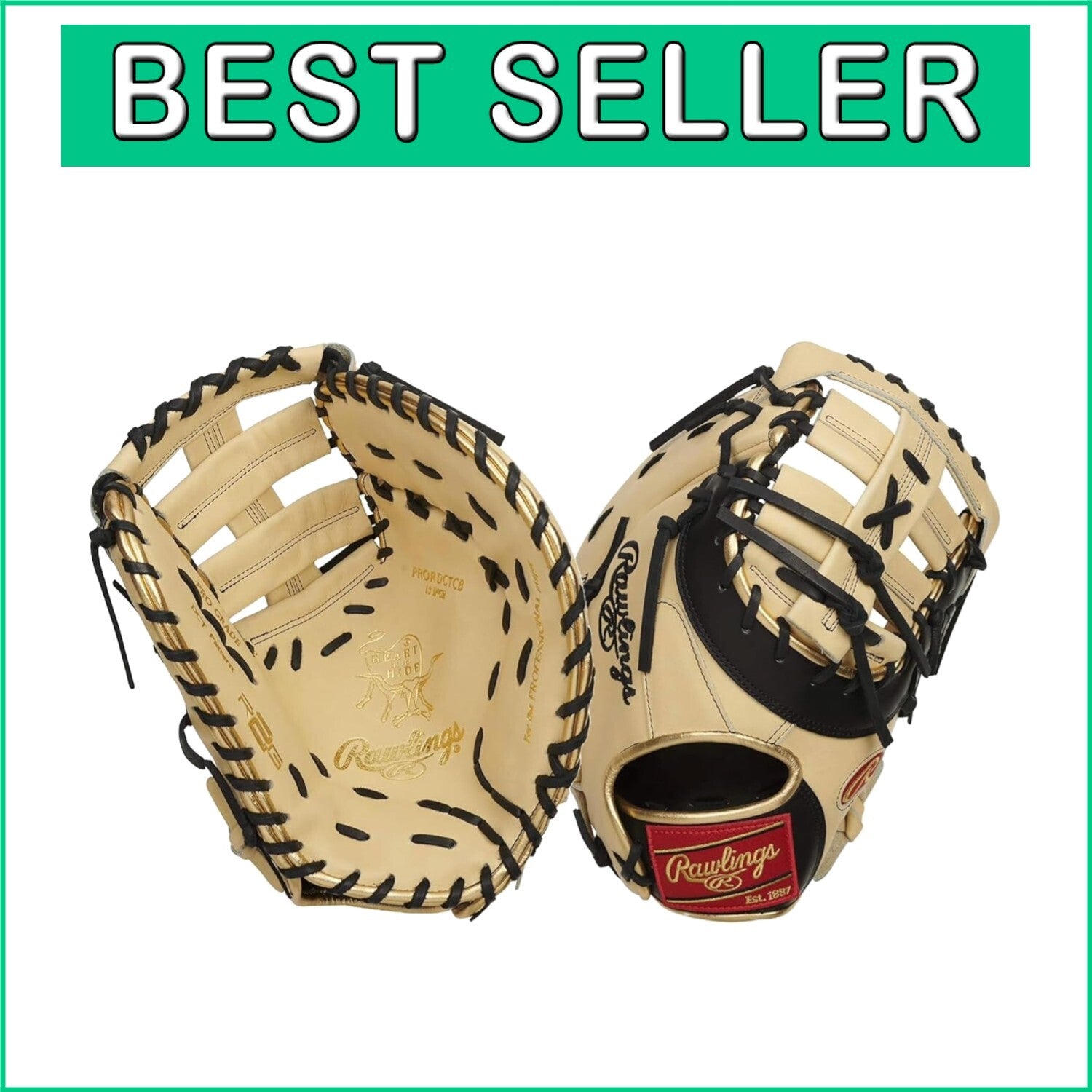Advanced 13" First Base Glove by Heart of the Hide | R2G Model with Low Break-In